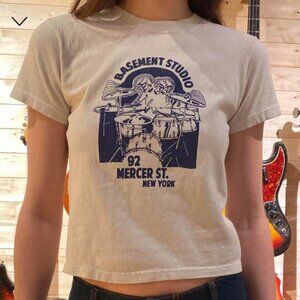 BRANDY MELVILLE John Galt baby tee Basement Studio